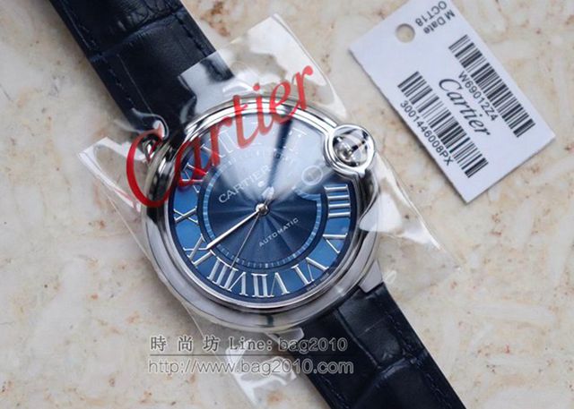 CARTIER手錶 全新v2版 卡地亞藍氣球 卡地亞機械男士腕表 卡地亞大號男款手錶  hds1598